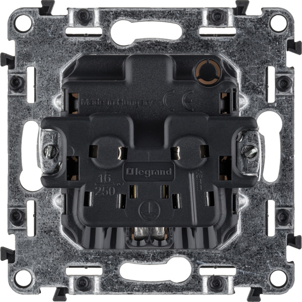 Купить Legrand Valena LIFE DIY Бел Розетка 1-ая с/з, безвинт.зажим 753421