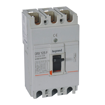 Legrand DRX125 термомагнитный 80A 3П 10KA 027255