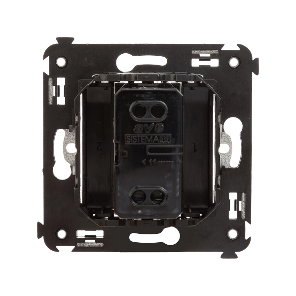 Купить DKC Звонок в стену, "Avanti", "Черный матовый"