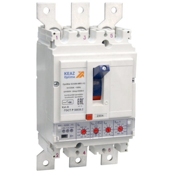 КЭАЗ Расширители полюсов OptiMat D100..250-УХЛ3-3 шт