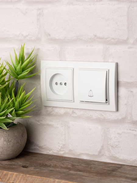 Купить EKF Basic Минск Белый Рамка 2-ая горизонтальная