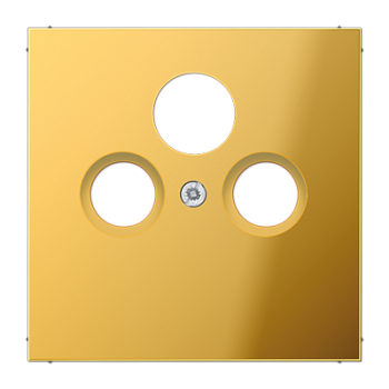 JUNG LS 990 Блеск золота Накладка TV-FM-SAT розетки GO2990SAT