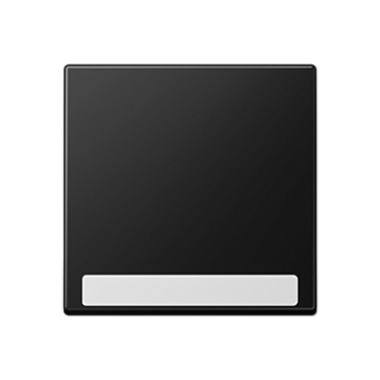 JUNG Клавиша с полем для надписи, матовый чёрный графит A590BFNASWM