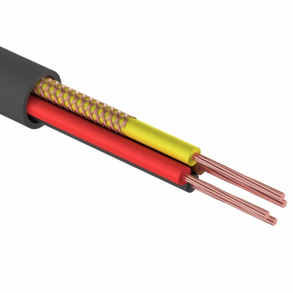 Шнур комбинированный ШВЭП (ШСМ) 4x0.12мм², 200м., черный Rexant 01-4034