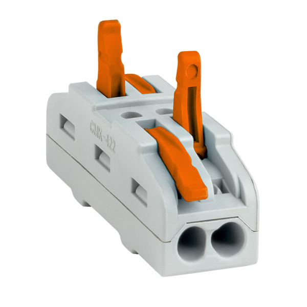 Купить EKF PROxima Строительно-монтажная клемма СМК 222-422 проходная 2 полюса 0,08-4мм2 (25шт.)