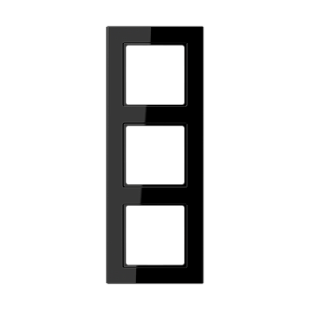 JUNG A550 Черный Рамка 3-ая для вертикальной и горизонтальной установки A5583BFSW