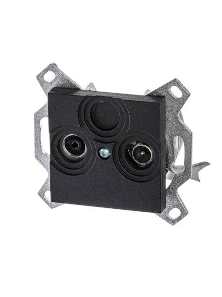 ABB EPJ Levit антрацит / дымчатый чёрный Розетка TV-R, оконечная, антрацит 2CHH083503A6063