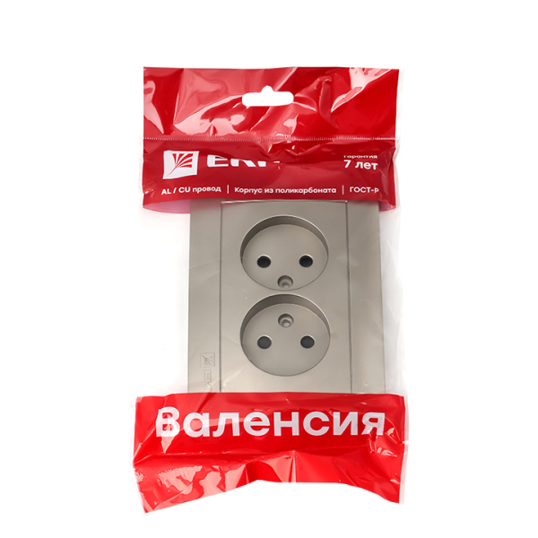 Купить EKF PROxima Валенсия лицевая панель розетка 2-местной б/з 10А кашемир с защ. штор.