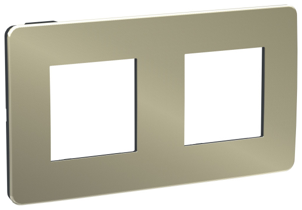 Купить SE Unica Studio Бронза/Антрацит Рамка 2-ная NU280452