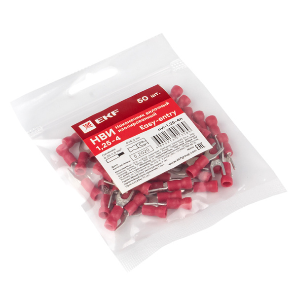 Купить EKF PROxima Наконечник вилочный изолированный НВИ 1.5-4 (50шт.)
