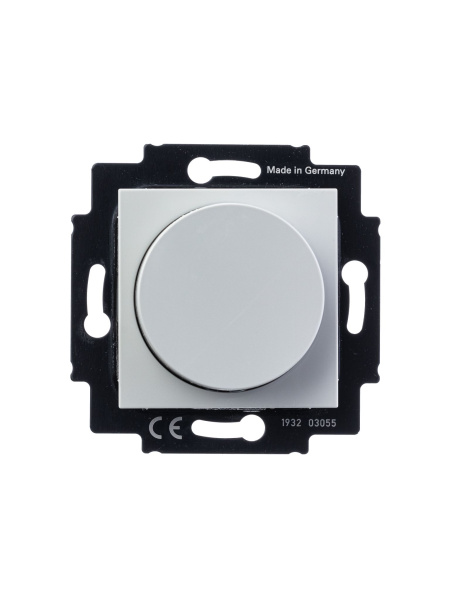 Купить ABB EPJ Levit серый / белый Диммер поворотно-нажимной, 60-600Вт, R 2CHH942247A6016