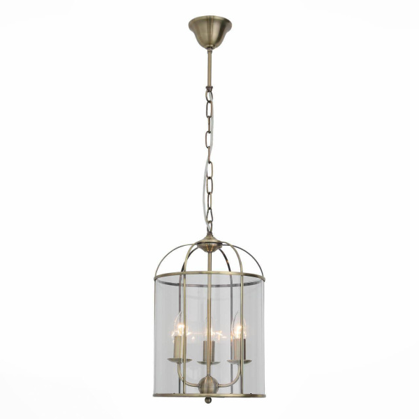 ST LUCE SL267.303.03 Люстра подвесная  Бронза/Прозрачный E14 3*40W