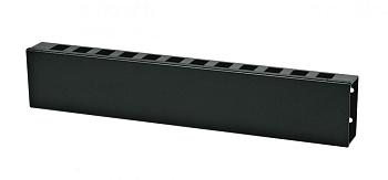 Hyperline CM-2U-ML-COV Кабельный организатор металлический с крышкой, 19", 2U 16490 Hyperline CM-2U-ML-COV Кабельный организатор металлический с крышкой, 19", 2U 16490