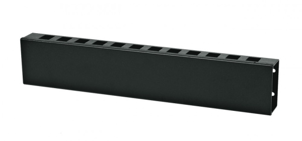 Hyperline CM-2U-ML-COV Кабельный организатор металлический с крышкой, 19", 2U 16490 Hyperline CM-2U-ML-COV Кабельный организатор металлический с крышкой, 19", 2U 16490