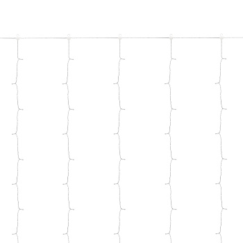 NEON-NIGHT Гирлянда «Дождь» (занавес) Wi-Fi 3х3 м, прозрачный ПВХ, 180 LED RGB, не соединяется 245-001