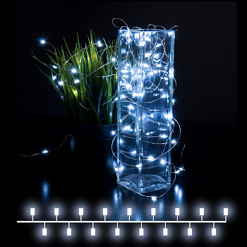 Eurosvet Гирлянда Нить 400-007 белый 5м IP20 a056040