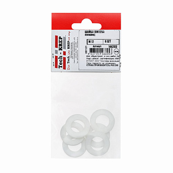 Tech-Krep Шайба  DIN125A  М 12 полиамид (6 шт)- пакет 144203