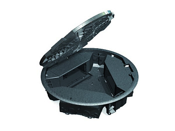 Simon Connect Серый Люк на 3 S модуля. Круглый SF300C-1