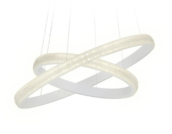 Купить Ambrella Подвесной светодиодный светильник с пультом FA615 WH белый 90W D600*1000 (ПДУ РАДИО 2.4)