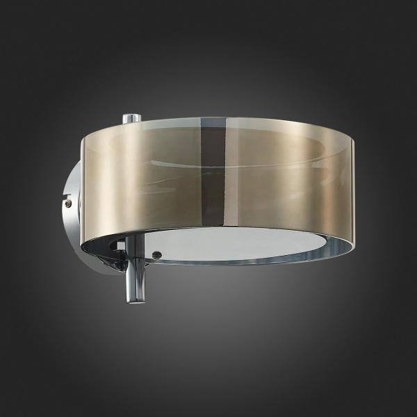 Купить Evoluce SL483.701.01 Бра Хром/Дымчатый E27 1*40W