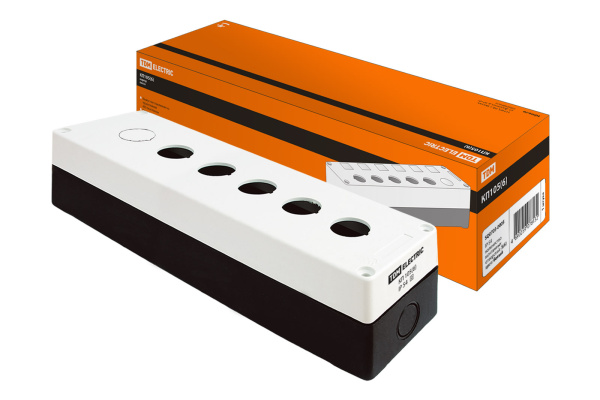 TDM Корпус КП105(6) для кнопок 5(6) мест белый SQ0705-0005