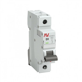 EKF Averes AV-6 Автоматический выключатель (D) 1P 3А 6kA mcb6-1-03D-av