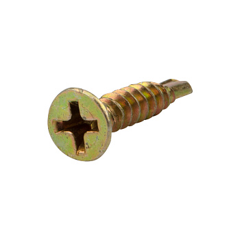 Kranz Саморез оконный сверло, 3.9х19, желтый цинк, короб (500 шт./уп.) KR-01-3722-003