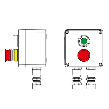 DKC CPE-P-03-(1xP1G(11)-1xP3E(11))-2xKA2MHK(C)1Ex d e IIC Т5 Gb / Ex tb IIIC T95°C Db IP66 / КЗ / ШЗ