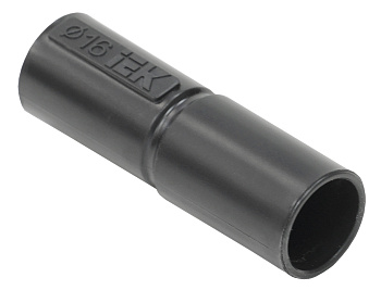 IEK ELASTA Муфта труба-труба GI16G черный