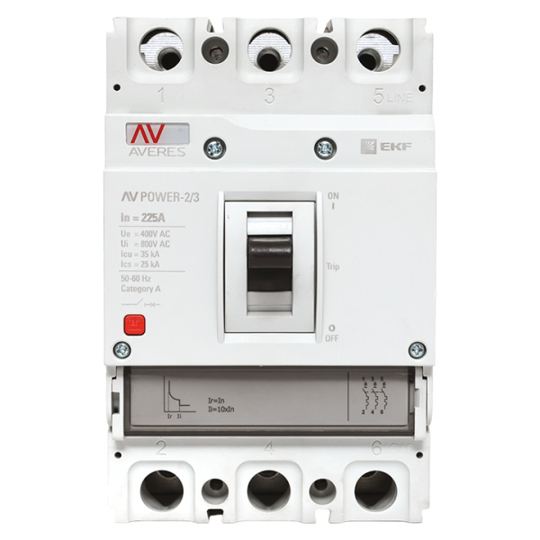 Купить EKF Averes Автоматический выключатель AV POWER-2/3 225А 35kA TR