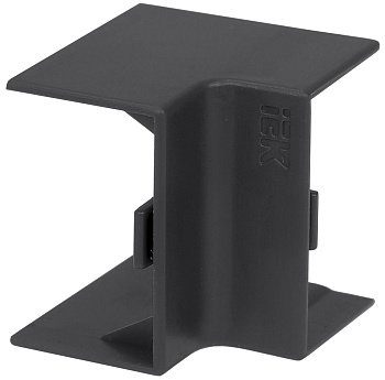 IEK ELECOR Угол внутренний КМВ 16х16 черный (4шт/компл)