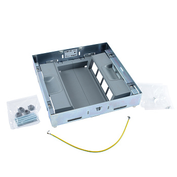 Legrand Основание для вертикальной установки фиксированное, исполнение вровень с полом 2х8 модулей 088125