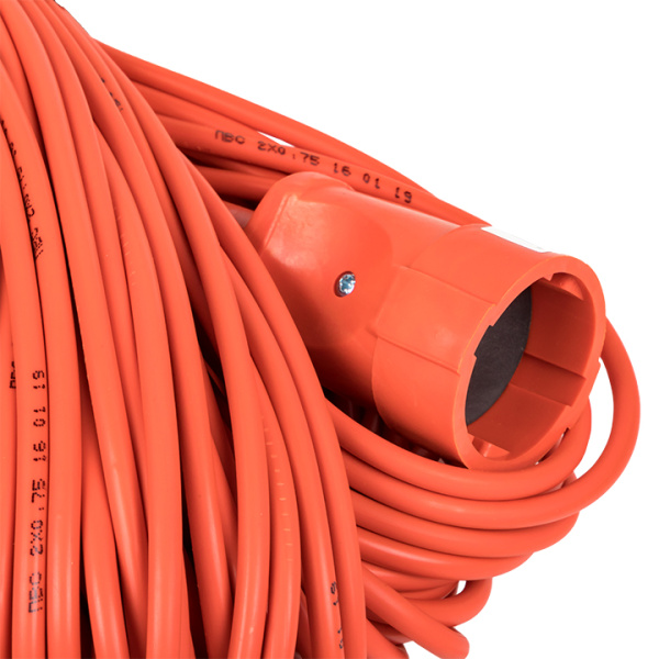 Купить EKF PROxima Удлинитель "Зевс 2.0" 50м без заземления ПВС 2*0,75 10А/2,3кВт