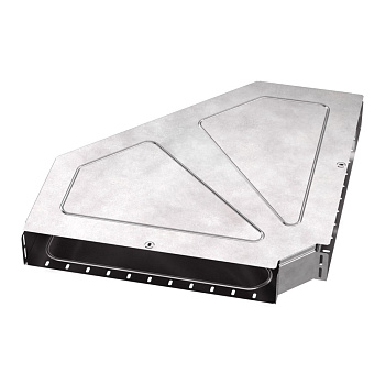 Промрукав Угол горизонтальный 90 градусов с крышкой Стандарт 600х100 PR16.0630