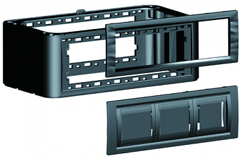 DKC Вертикальное расширение напольной башенки BUS, белое