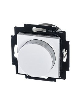 ABB EPJ Levit белый / ледяной Диммер поворотно-нажимной, 60-600Вт, R 2CHH942247A6001