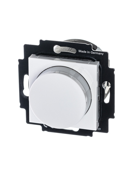 ABB EPJ Levit белый / ледяной Диммер поворотно-нажимной, 60-600Вт, R 2CHH942247A6001