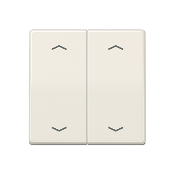 JUNG Клавиша для KNX кнопки, 2 группы с символами "стрелки" дюропласт слоновая кость AS102P