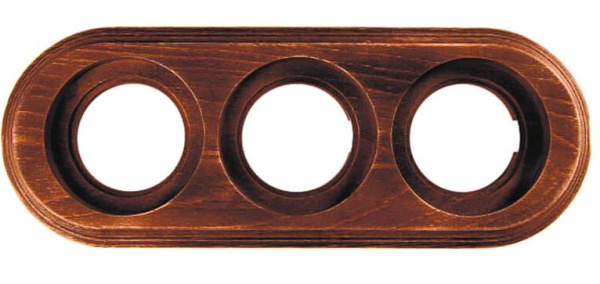 BIRONI Лизетта Бук Старое дерево Рамка 3-ая на бревно 280мм BFC28-630-17