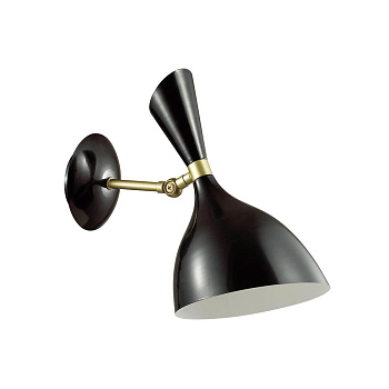 Odeon Light 4665/1W ODL20 431 золотой/черный Бра E14 1*40W 220V RASTO