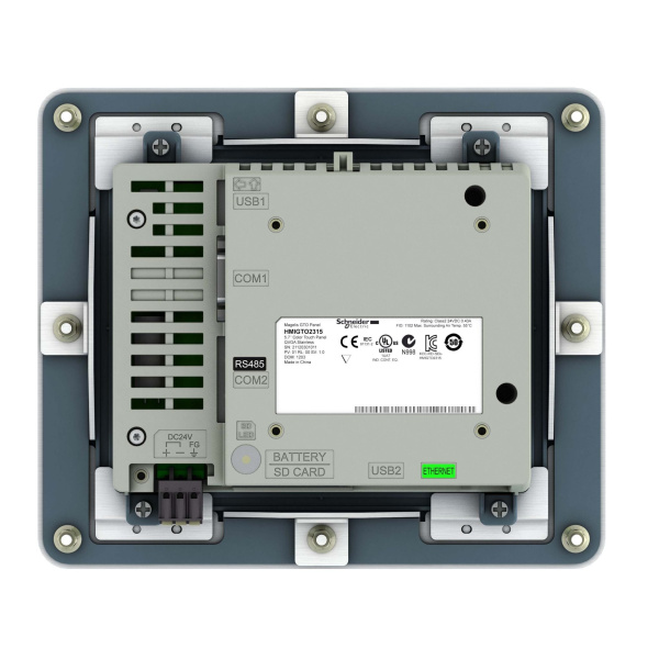 Купить SE Magelis Сенсорный цветной терминал 5,7" 320х240 RS232/485 SUBD Eth TCP/IP 96Mб/512кБ слот SD, сталь HMIGTO2315
