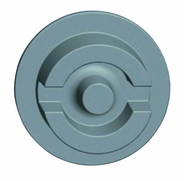 SE Sarel Накладка плоская + дв. бороздка 6мм NSYSFLOCKDB5