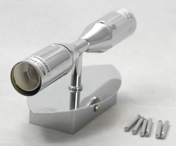 Купить Lussole LGO Металл Хром /  Стекло Светильник настенный E14 40W LSP-9553