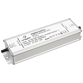 Arlight Блок питания ARPV-UH24240-PFC (24V, 10.0A, 240W) (IP67 Металл, 7 лет) 023640