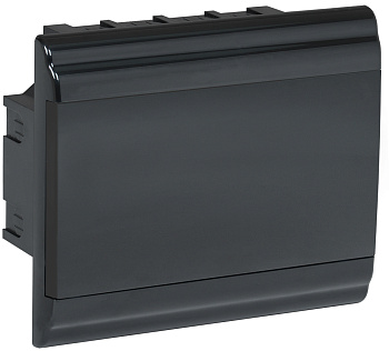 IEK PRIME Корпус пластиковый встраиваемый ЩРВ-П-9 черный IP41