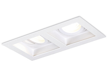 Ambrella Встраиваемый поворотный точечный светильник TN185/2 WH белый GU5.3 190*100*40