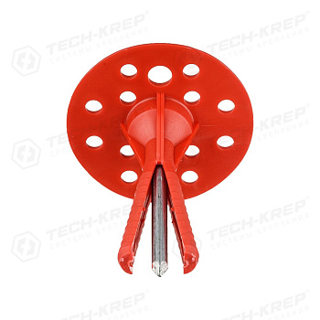 Tech-Krep Дюбель для теплоизоляции с термоголовкой 10х80 (50 шт) - пакет 124471