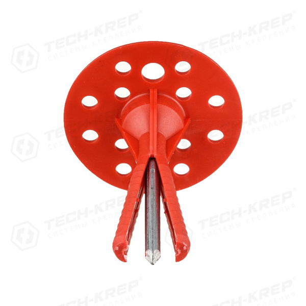 Tech-Krep Дюбель для теплоизоляции с термоголовкой 10х80 (50 шт) - пакет 124471