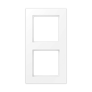 JUNG A 550 Белый матовый Рамка 2-ая A5582BFWWM