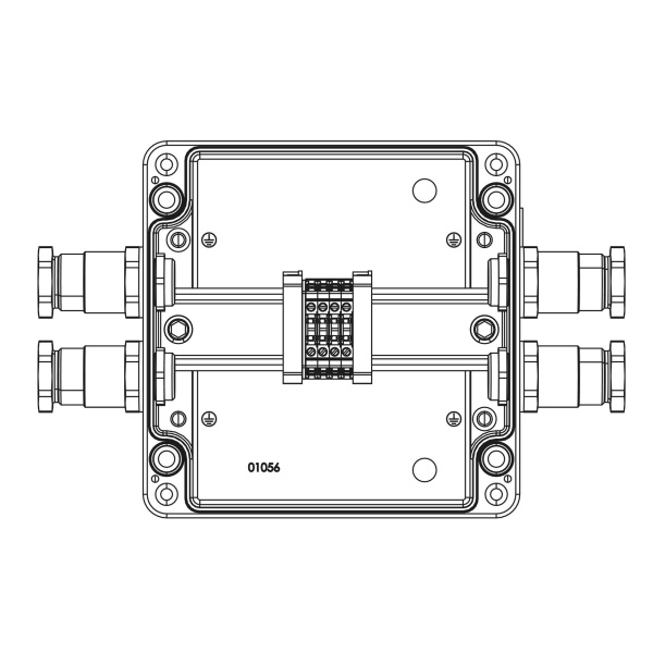 DKC TBE-A-17-(4xCBC.2)-2xKH2MHK(B)-2xKH2MHK(D)1Ex e IIC Т5 Gb / Ex tb IIIC T95°C Db IP66